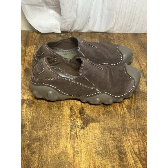 Clarks Brown Shoes Men Size US 7.5 EU 40 Mokolite Easy Slip On Trail Loafer - Picture 4 of 10